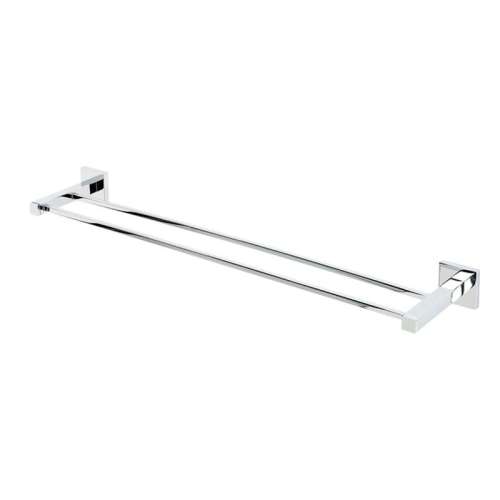Contemporary II A8425-24-PC Double Towel Bar Modern in Polished Chrome