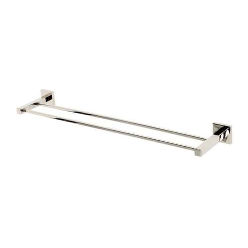 Contemporary II A8425-24-PN Double Towel Bar Modern in Polished Nickel