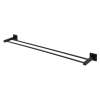 Double Towel Bar Modern in Bronze