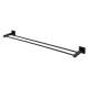 Double Towel Bar Modern in Bronze