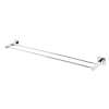 Double Towel Bar Modern in Polished Chrome