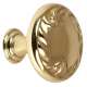 Ornate A3650-38-PB Knob Traditional 1-1/2-in in Polished Brass