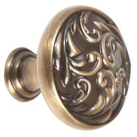 A3651-14 Ornate Knob Traditional 1-1/4-in