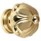 Ornate A6929-14-PB Knob Traditional 1-1/4-in in Polished Brass