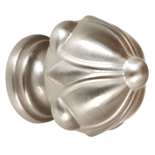 Ornate A6929-14-SN Knob Traditional 1-1/4-in in Satin Nickel