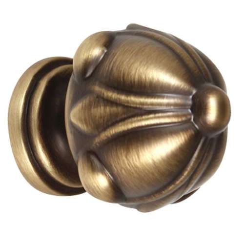 Ornate A6929-38-AEM Knob Traditional 1-1/2-in in Antique English Matte