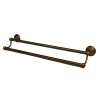 Double Towel Bar Traditional in Antique English Matte