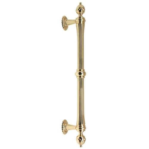 Ornate D6929-12-PB Appliance Pull Traditional in Polished Brass
