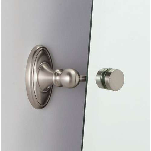 Classic Traditional A8091-SN Adjustable Mirror Brackets Traditional in Satin Nickel