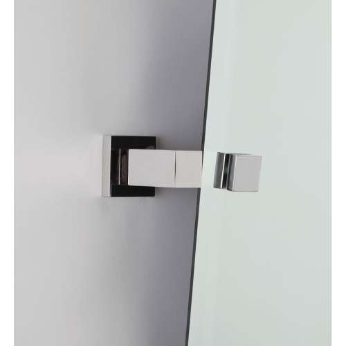Adjustable Mirror Brackets Modern in Polished Chrome