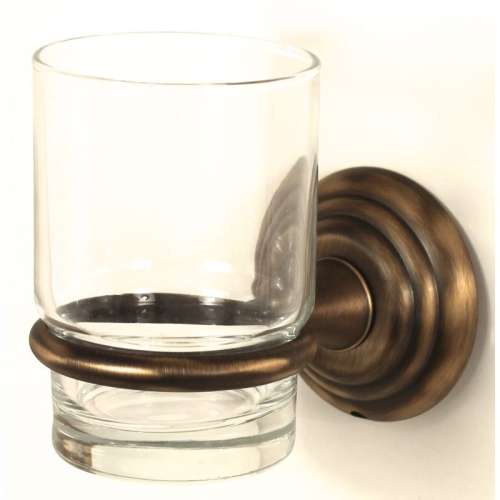 Traditional Tumbler Holder in Antique English Matte