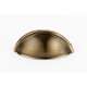 A1350-AE Cup Pull Modern in Antique English