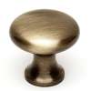 A814-1-AE Knob Traditional 1-in in Antique English