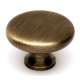 A814-38-AE Knob Traditional 1-1/2-in in Antique English