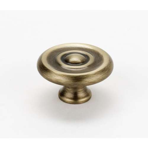 Rope A817-38-AE Knob Traditional 1-1/2-in in Antique English
