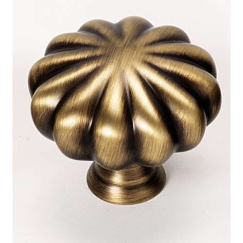 Rope A819-35-AE Knob Traditional 1-1/2-in in Antique English