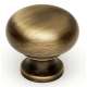 A1134-AEM Knob Traditional 1-1/4-in in Antique English Matte