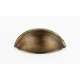 A1350-AEM Cup Pull Modern in Antique English Matte