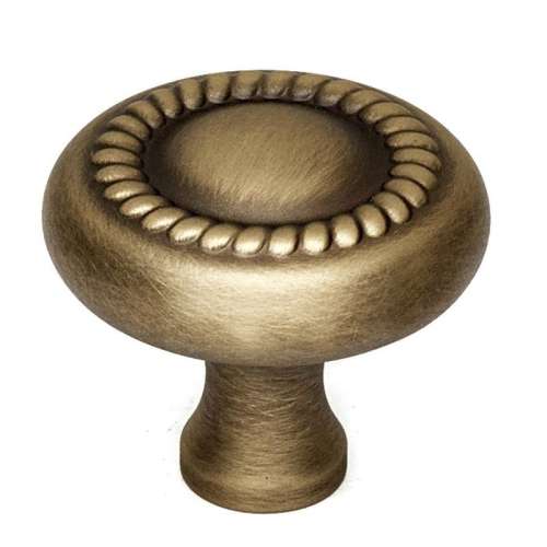 Rope A812-14-AEM Knob Traditional 1-1/4-in in Antique English Matte