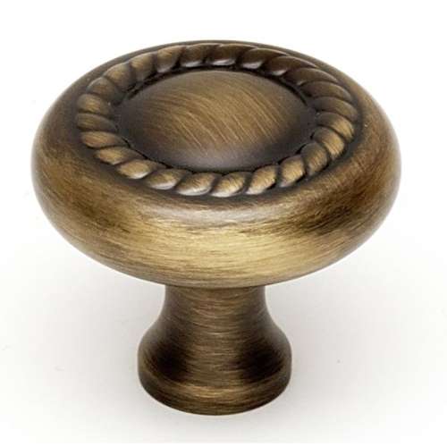 Rope A812-1-AEM Knob Traditional 1-in in Antique English Matte