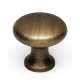 A814-1-AEM Knob Traditional 1-in in Antique English Matte