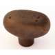 Knob Rustic 1-7/8-in in Dark Bronze