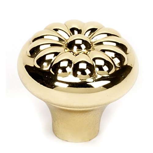 Bella A1451-PB Knob Traditional 1-1/4-in in Polished Brass