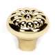 Bella A1451-PB Knob Traditional 1-1/4-in in Polished Brass