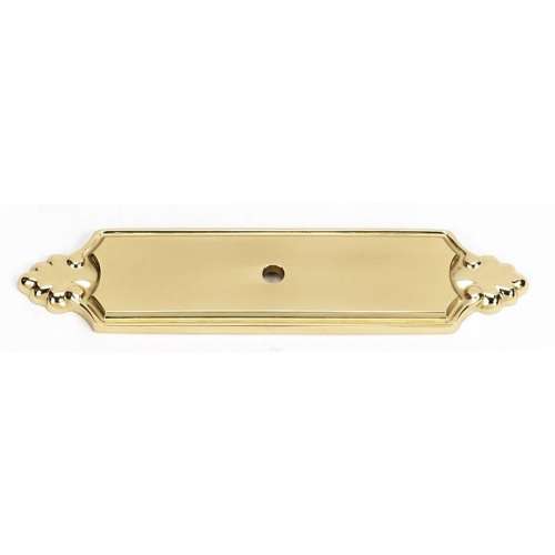 Bella A1454-PB Backplate Traditional 4-1/4-in in Polished Brass