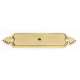 Bella A1454-PB Backplate Traditional 4-1/4-in in Polished Brass