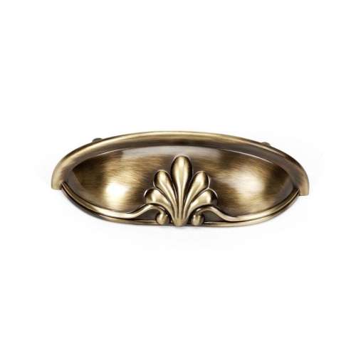 Bella A1459-AE Cup Pull Traditional in Antique English