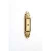 Backplate Traditional 4-in in Polished Antique