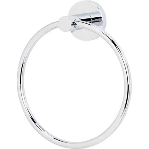 Contemporary I A8340-PC Modern Towel Ring 6-in in Polished Chrome