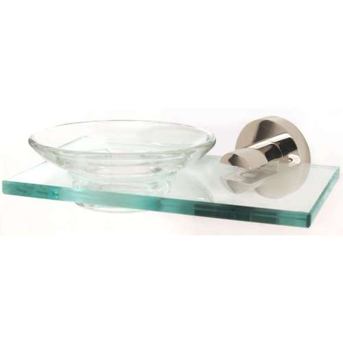 Contemporary I A8330-PN Modern Soap Dish 6-3/4-in in Polished Nickel
