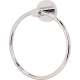 Contemporary I A8340-PN Modern Towel Ring 6-in in Polished Nickel
