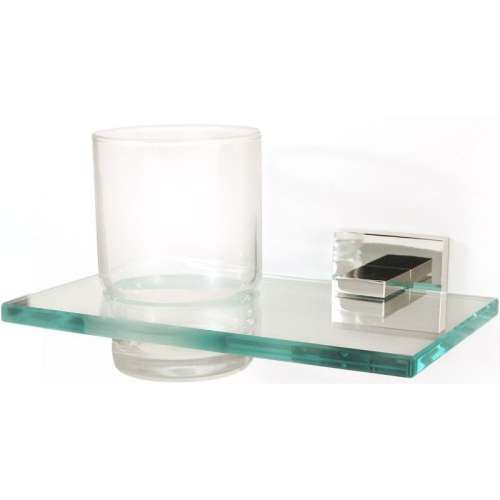Modern Tumbler Holder 6-3/4-in in Polished Chrome
