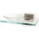 Modern Soap Dish 6-3/4-in in Satin Nickel