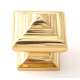 Geometric A1520-PB Knob Transitional 1-1/4-in in Polished Brass