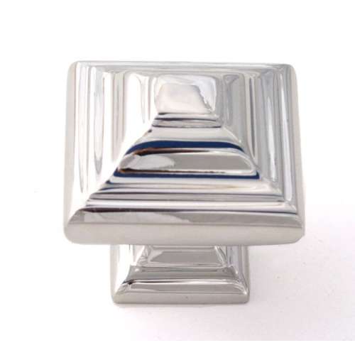 Geometric A1525-PC Knob Transitional 1-1/4-in in Polished Chrome