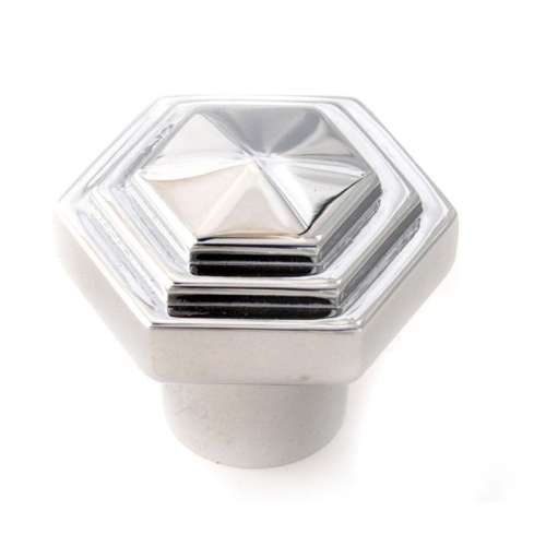 Geometric A1535-PC Knob Transitional 1-1/4-in in Polished Chrome