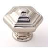 Geometric A1530-PN Knob Transitional 1-1/4-in in Polished Nickel