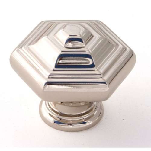 Geometric A1530-PN Knob Transitional 1-1/4-in in Polished Nickel