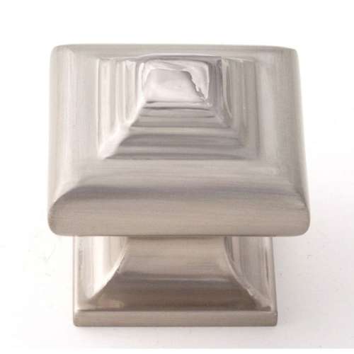 Geometric A1525-SN Knob Transitional 1-1/4-in in Satin Nickel