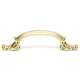 Ornate A3650-PB Pull Traditional in Polished Brass