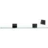 Contemporary II A8450-18-BRZ 18-in Glass Shelf with Brackets Modern in Bronze