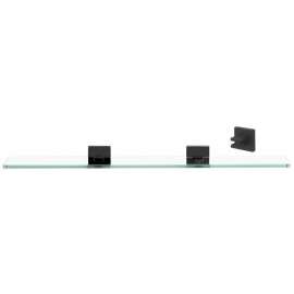 A8450-24 Contemporary II 24-in Glass Shelf with Brackets Modern