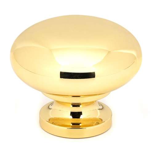 A1135-PB Knob Traditional 1-1/2-in in Polished Brass