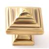 Geometric A1520-PA Knob Transitional 1-1/4-in in Polished Antique