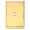 Escutcheon Backplate Escutcheons 2-1/4-in in Polished Brass