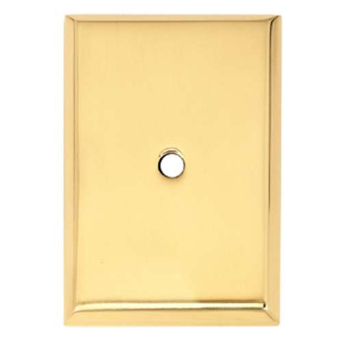 Escutcheon Backplate Escutcheons 2-1/4-in in Polished Brass